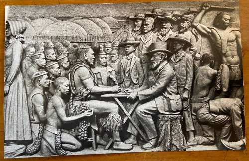 POSTCARDS x 12=SOUTH AFRICA=PRETORIA=VOORTREKKER MONUMENT=PANELS 1,2,5,7,11,12,13,16,19,20,21,25,26.