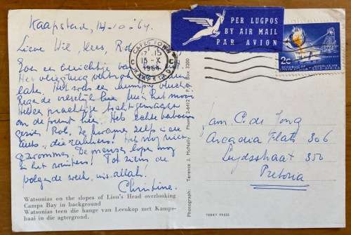 POSTCARDS x 6 SOUTH AFRICA CAPE TOWN CAMPS BAY PENINSULA CAPE POINT KALK BAY HARBOUR CRUISE SHIPS.