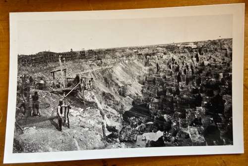 POSTCARDS x 4 PHOTOGRAPHS BLACK + WHITE KIMBERLEY MINE MUSEUM E7,9,12,201874/5 CLAIMS STEAM WASHING
