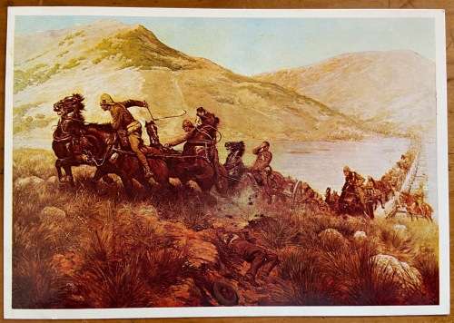 POSTCARDS x 3 NATIONAL ARMY REGIMENTAL MUSEUM LONDON BATTLE RORKES DRIFT ISANDHLWANA HORSE ARTILLERY