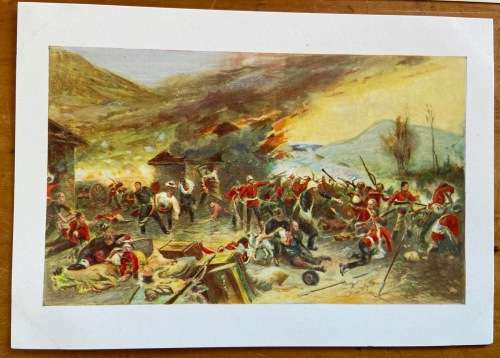 POSTCARDS x 3 NATIONAL ARMY REGIMENTAL MUSEUM LONDON BATTLE RORKES DRIFT ISANDHLWANA HORSE ARTILLERY