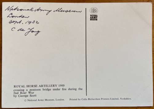 POSTCARDS x 3 NATIONAL ARMY REGIMENTAL MUSEUM LONDON BATTLE RORKES DRIFT ISANDHLWANA HORSE ARTILLERY