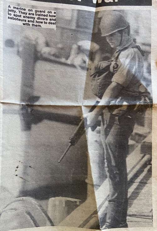WALVIS BAY BORDER WAR PERIOD RED NAVY PROTECTS WALVIS FLASHPOINT IN TERRORIST WAR ANDRE DE BRUYN.