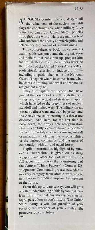 THE MODERN UNITED STATES ARMY LT. COL. KLEINMAN HOROWITZ 1st EDITION 1964 GROUND COMBAT SOLDIERS.
