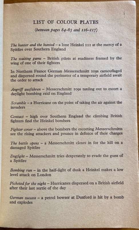 BATTLE of BRITAIN=LEONARD MOSLEY=PAN BOOKS=1969=RAF=LUFTWAFFFE=PILOTS=SPITFIRE=MESSERSCHMITT=WAR=WW2