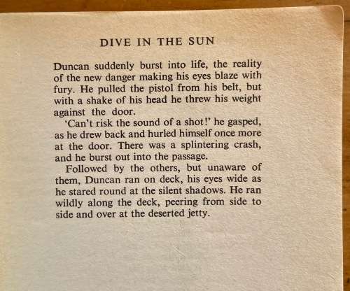 DIVE IN THE SUN DOUGLAS REEMAN ARROW BOOKS 1989 SUBMARINE ITALY GERMANY ALLIES WW2 WORLD WAR II.
