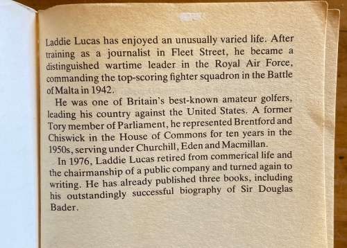 WINGS OF WAR EDITED by LADDIE LUCAS GRAFTON BOOKS 1986 AIRMAN of all NATIONS TELL THEIR STORIES WW2
