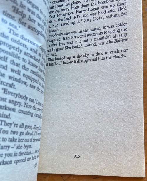 BLUE LEADER WALTER WAGE NOVEL 1980 FUTURA BOOKS B17 WW2 FLYING FORTRESS WWII.