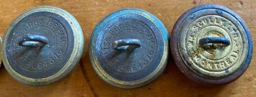 ROYAL MERCHANT NAVY 3 x Brass Uniform Buttons +2 FLAT BRASS BUTTONS.