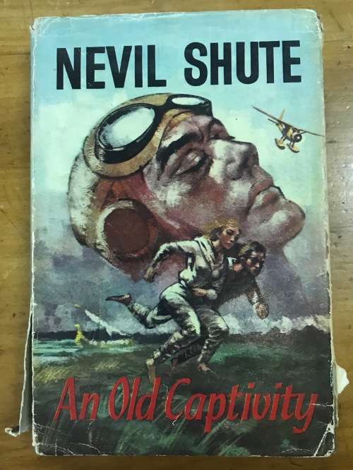 AN OLD CAPTIVITY NEVIL SHUTE 1959 FICTION NOVEL AIRPLANE FLIGHT SOUTHAMPTON.