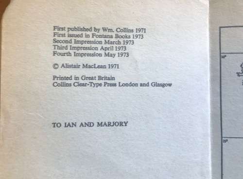 BEAR ISLAND + H.M.S. ULYSSES ALISTAIR MACLEAN 2 BOOKS FONTANA 1984 1973.