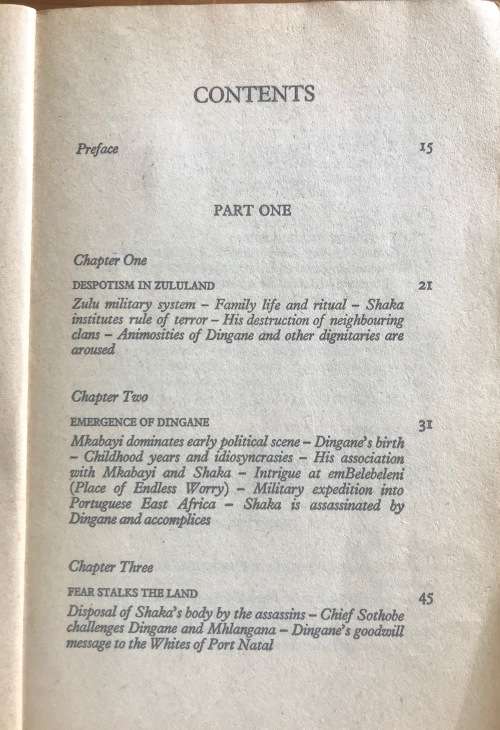 RULE OF FEAR PETER BECKER BLOODY STORY OF DINGANE, KING OF THE ZULU 1972 BOOK