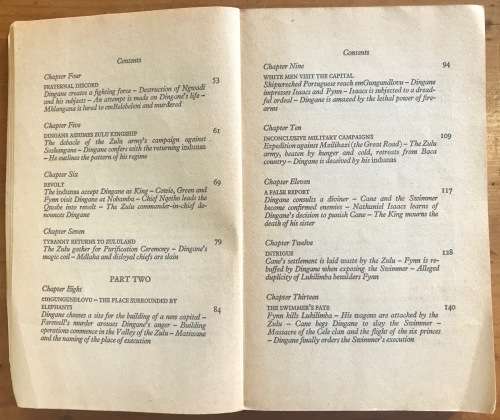RULE OF FEAR PETER BECKER BLOODY STORY OF DINGANE, KING OF THE ZULU 1972 BOOK