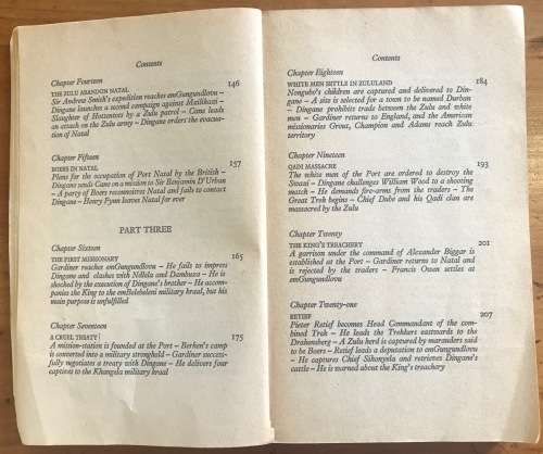 RULE OF FEAR PETER BECKER BLOODY STORY OF DINGANE, KING OF THE ZULU 1972 BOOK