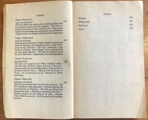 RULE OF FEAR PETER BECKER BLOODY STORY OF DINGANE, KING OF THE ZULU 1972 BOOK