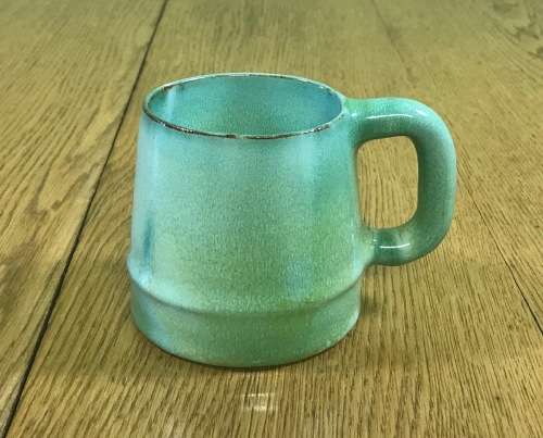 LINNWARE MUG TURQUOISE BLUE / GREEN stunning!!!! Please read description......