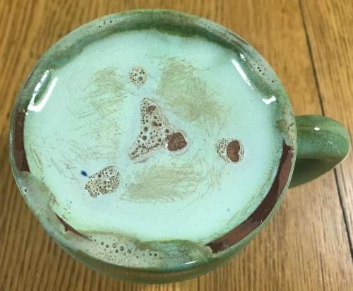 LINNWARE MUG TURQUOISE BLUE / GREEN stunning!!!! Please read description......