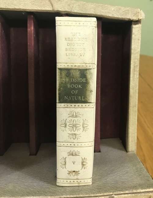 THE READER`S DIGEST BEDSIDE LIBRARY 2 MINIATURE BOOKS ADVENTURE NATURE SLIPCASE PART SET.