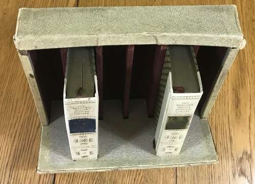 THE READER`S DIGEST BEDSIDE LIBRARY 2 MINIATURE BOOKS ADVENTURE NATURE SLIPCASE PART SET.