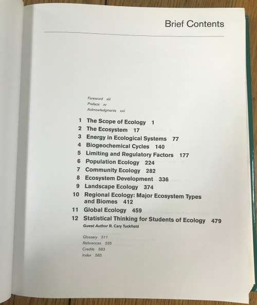 FUNDAMENTALS OF ECOLOGY EUGENE ODUM GARY BARRETT 2005 THOMSON BROOKS/COLE ECOLOGICAL SCIENCE CLASSIC