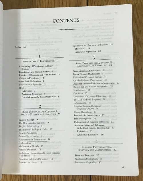 FOUNDATIONS OF PARASITOLOGY 6th EDITION GERALD SCHMIDT LARRY ROBERTS JOHN JANOVY McGRAW-HILL 2000.