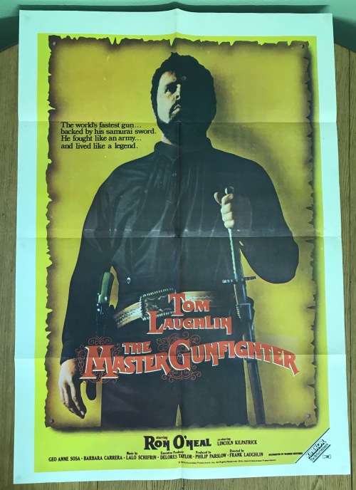 THE MASTER GUNFIGHTER TOM LAUGHLIN 1977 MOVIE POSTER SOUTH AFRICA ORIGINAL STER-KINEKOR GOYOKIN.