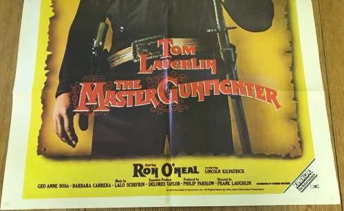 THE MASTER GUNFIGHTER TOM LAUGHLIN 1977 MOVIE POSTER SOUTH AFRICA ORIGINAL STER-KINEKOR GOYOKIN.