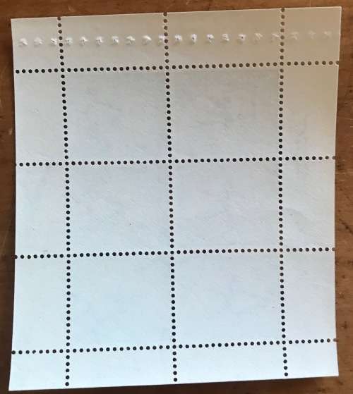 UNION of SOUTH AFRICA BOOKLET PANES x 3 1 1/2d mines reduced size 1941 SACC86 SG87b AIR MAIL LUG POS