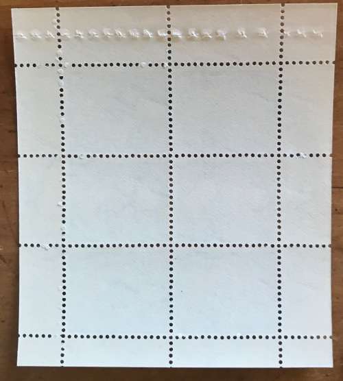 UNION of SOUTH AFRICA BOOKLET PANES x 3 1 1/2d mines reduced size 1941 SACC86 SG87b AIR MAIL LUG POS