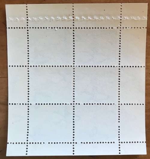 UNION of SOUTH AFRICA BOOKLET PANES x 3 1 1/2d mines reduced size 1941 SACC86 SG87b AIR MAIL LUG POS