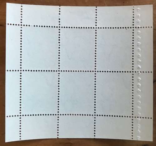 UNION of SOUTH AFRICA BOOKLET PANES x 4 1/2d 1947-54 SACC113 SG25a AIR MAIL LUG POS