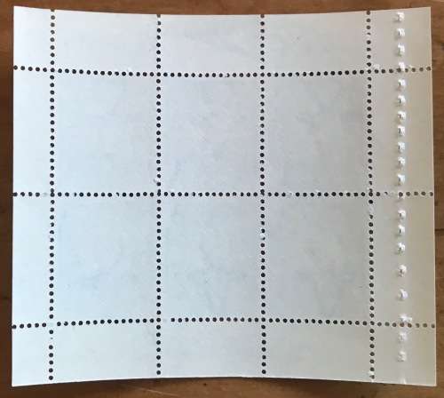 UNION of SOUTH AFRICA BOOKLET PANES x 4 1/2d 1947-54 SACC113 SG25a AIR MAIL LUG POS