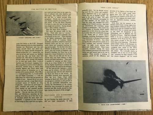 BATTLE of BRITAIN AUGUST-OCTOBER 1940 BOOKLET WW2 WWII WORLD WAR TWO WINSTON CHURCHILL