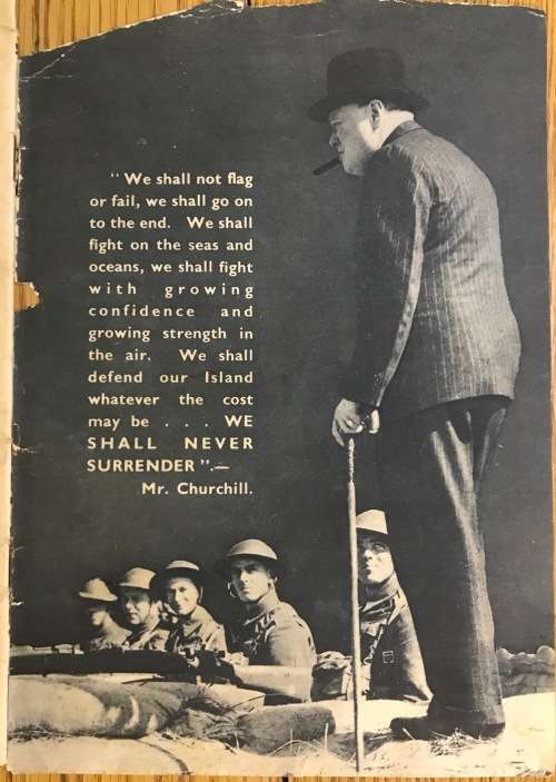 BATTLE of BRITAIN AUGUST-OCTOBER 1940 BOOKLET WW2 WWII WORLD WAR TWO WINSTON CHURCHILL