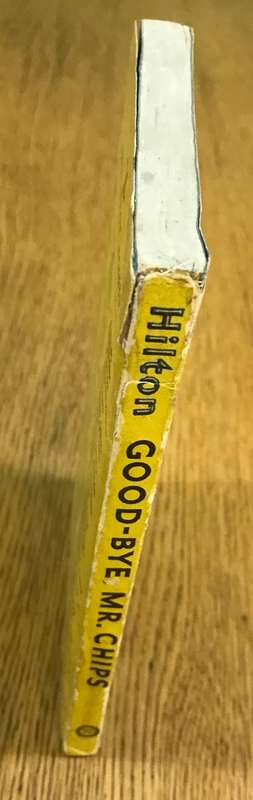 GOOD-BYE MR. CHIPS JAMES HILTON PAPERBACK 1951 HODDER and STOUGHTON ENGLAND