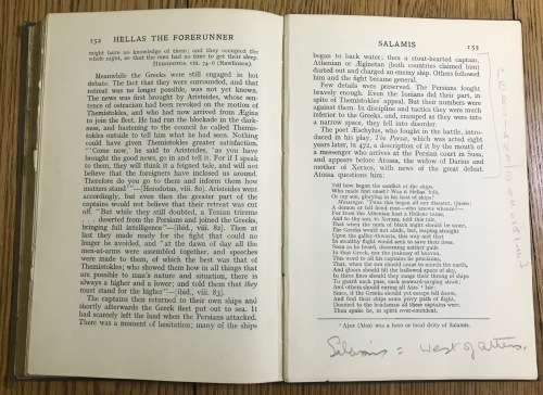 HELLAS THE FORERUNNER H.W. HOUSEHOLD VOLUME 1 ATHENS IN HER GLORY 1927 REPRINT DENT and SONS
