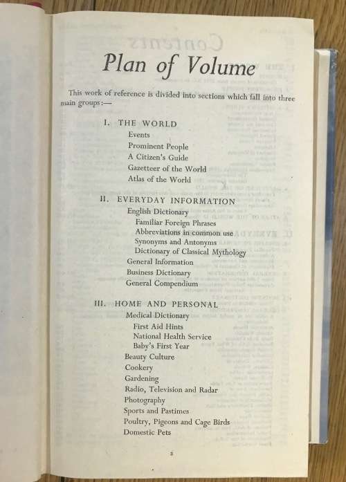 PEARS CYCLOPAEDIA 61st EDITION EDITOR MARY BARKER PEARS SOAP 1951-54 CALENDAR RARE with DUST JACKET!