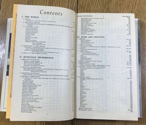 PEARS CYCLOPAEDIA 61st EDITION EDITOR MARY BARKER PEARS SOAP 1951-54 CALENDAR RARE with DUST JACKET!