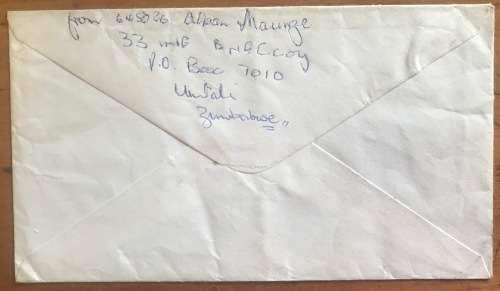 3rd RHODESIAN AFRICAN RIFLES ARMY MILITARY FORCES MAIL OFFICIAL FREE BATTALION ORDERLY ROOM UMTALI.