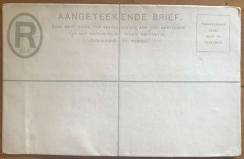 V.R.I. Z.A. REPUBLIEK AANGETEEKENDE BRIEVENPOST 4 pence REGISTERED LETTERS x 2 Orange Free State ZAR