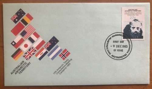 AUSTRALIAN ANTARCTIC TERRITORY MAWSON FDC 1983 12th TREATY CONSULTATIVE MEETING CANBERRA AUSTRALIA