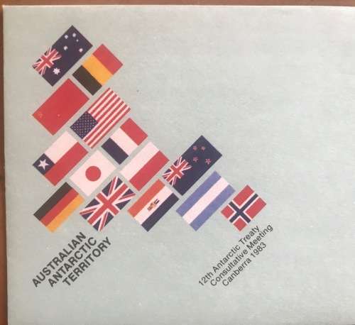 AUSTRALIAN ANTARCTIC TERRITORY MAWSON FDC 1983 12th TREATY CONSULTATIVE MEETING CANBERRA AUSTRALIA