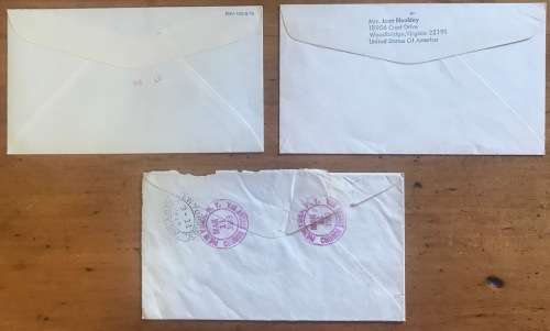 USA UNITED STATES of AMERICA 3 x LETTERS PRINCEPEX 1983 YEAR of EAGLE SG 978,A905,809,815,824,2052/5