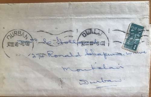 DURBAN BLOOD TRANSFUSION SERVICE wrapper 1946 FORM 7 Case No. 6117 ADDINGTON HOSPITAL HAEMORRHAGE
