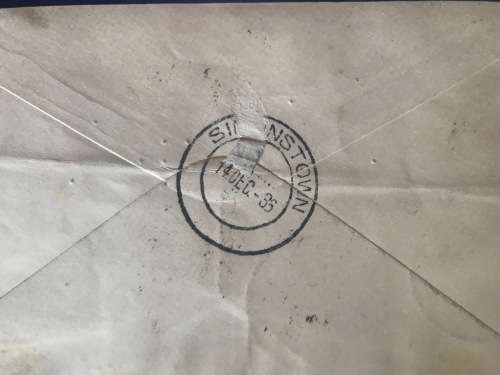 ZANZIBAR FDC 1936 SILVER JUBILEE SULTAN KALIF bin HARUB Registered AIRMAIL to South Africa SG323-6.