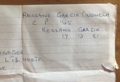 MOZAMBIQUE ILLUSTRATED AEROGRAMME Posted RESSANO GARCIA 1981 to O.F.S RSA ST. HELENA HOSPITAL MAPUTO