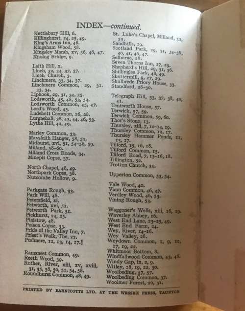 HASLEMERE GREENSAND and WOODLAND FOOTPATH GUIDE No. 32 JONATHAN EDWARDS ENGLAND 1947 62 Pages small.