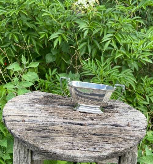 STERLING SILVER HALLMARKED TEA SET art deco BIRMINGHAM ADIE BROTHERS BROS 1945/6 ENGLAND Bakelite.