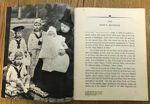 Their Majesties THE KING and QUEEN The Stories of Their Lives CORONATION SOUVENIR MAY 12th 1937.