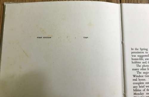 OUR PRINCESSES AT HOME Author LISA SHERIDAN PRINCESSES MARGARET ROSE and ELIZABETH 1940 1st Edition